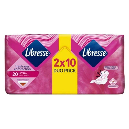 Libresse Invisible Ultra Normal Pads Duo 20 pack