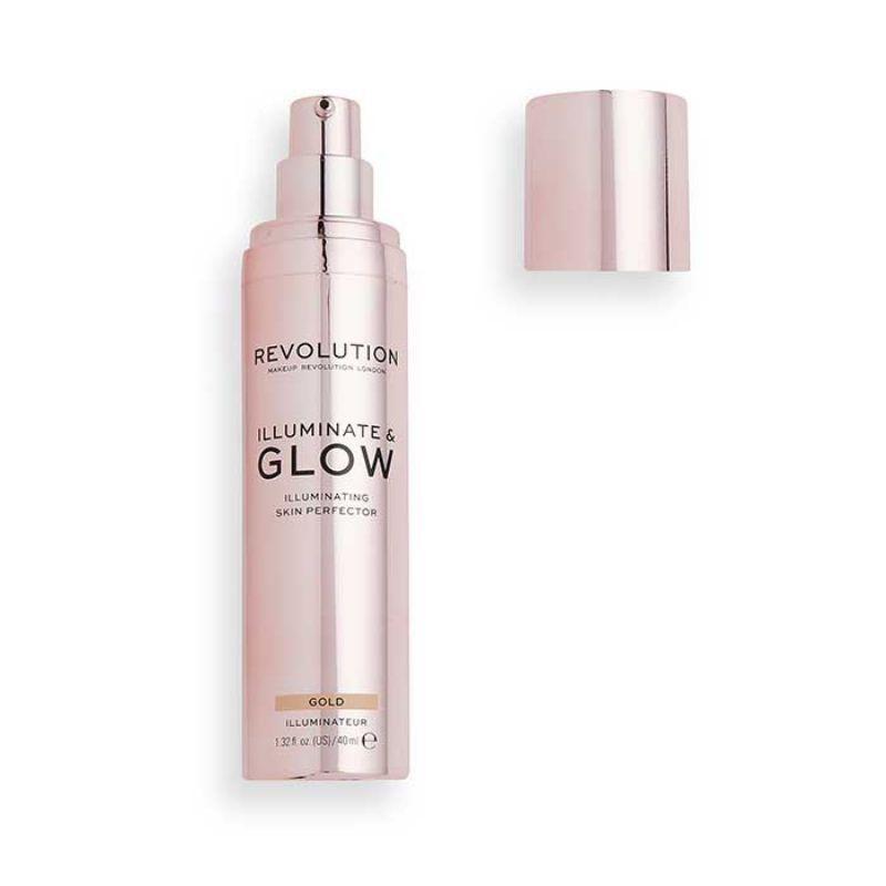 Makeup Revolution Face Glow & Illuminate Gold 40 Ml