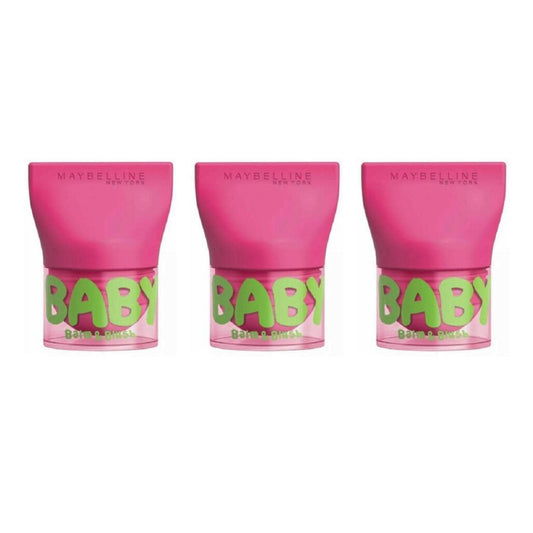 Maybelline Baby Lips&Cheek Shimmer Flirty Pink 3-pack