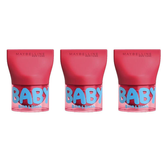 Maybelline Baby Lips&Cheek Shimmer Ruby 3-pack