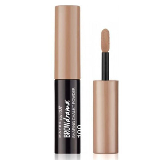 Maybelline New York Brow Drama Shaping Chalk Powder 100 Blonde