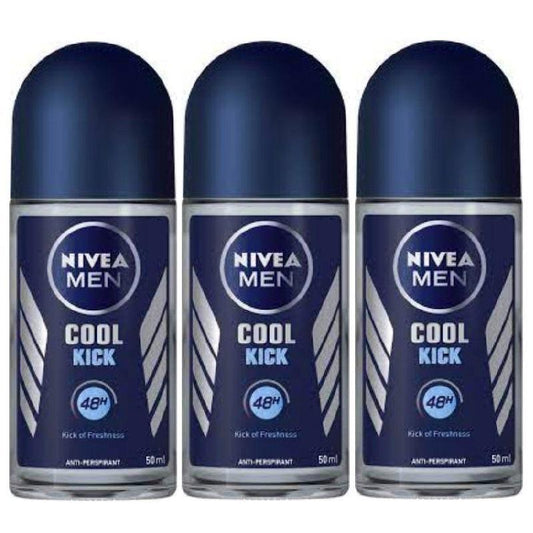 Nivea Men Roll-on Cool Kick 50ml 3-pack
