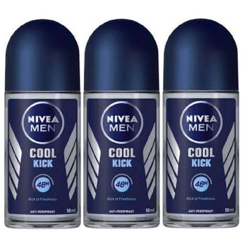 Nivea Men Roll-on Cool Kick 50ml 3-pack