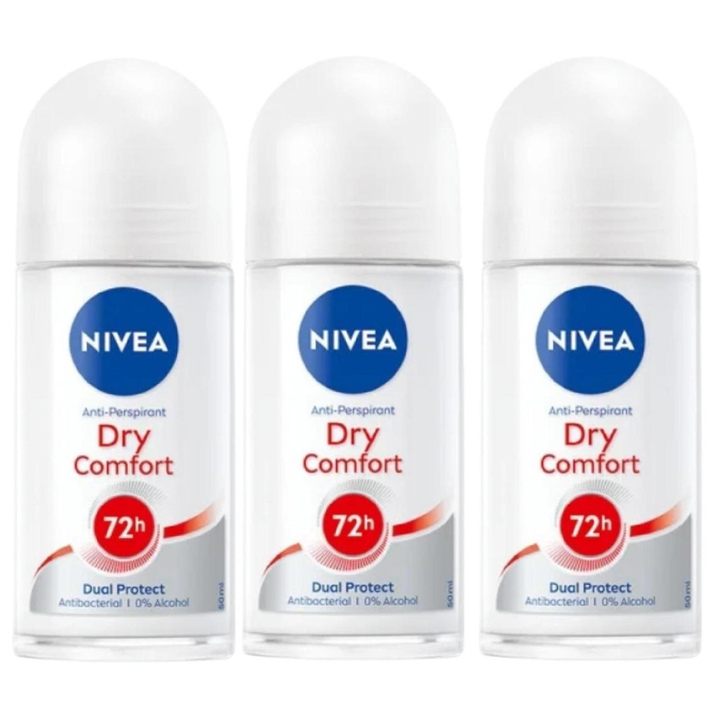 Nivea Roll-on Dry Comfort 50ml 3-pack