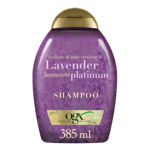 OGX Lavender Platinum Shampoo 385ml