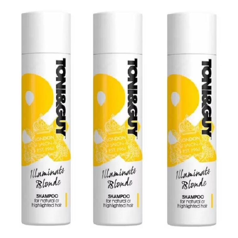 Toni & Guy Shampoo Illuminate Blonde 250ml 3-pack