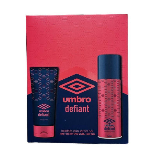 Umbro shower 150ml+spray Giftset Dam Defiant 150ml