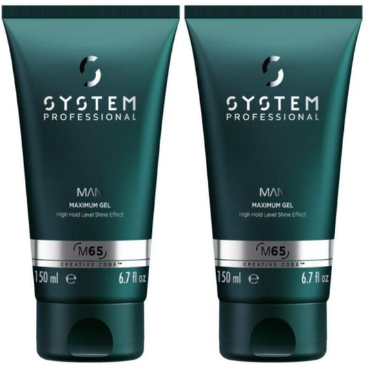 Wella System Professional Men Maximum Gel 150ml 2-pack